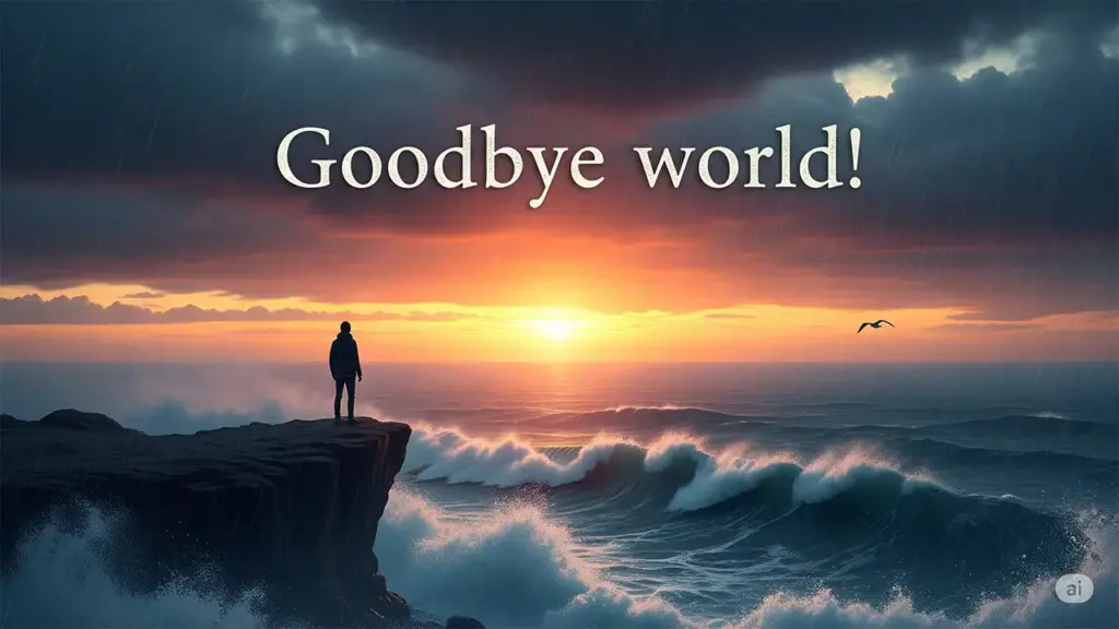 Goodbye world!